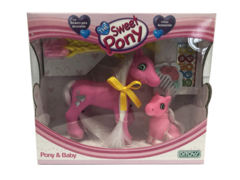 THE SWEET PONY PLAYSET PONY AND BABY DITOYS (DIT0398) en internet