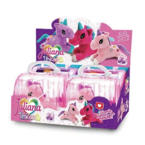 VALIJA UNICORNIO JULIANA CON PELUCHE JUEGOS Y JUGUETES