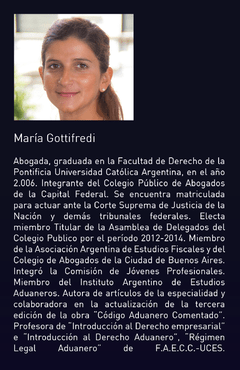 Maria Gottifredi - Código Aduanero Gottifredi