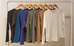 AW23 - 2580 - Remera morley ribb ml basica manga ranglan "Hazelnut" en internet