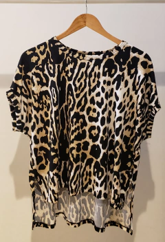 AW23 - 2616 - Remeron morley estampado mc con tajos "Yucatan" - tienda online