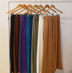 AW23 - 4852 - Palazzo morley ribb con tiras "Chenai B" - Bluming