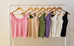 #2734 Musculosa morley espalda abierta "Tomate" - tienda online