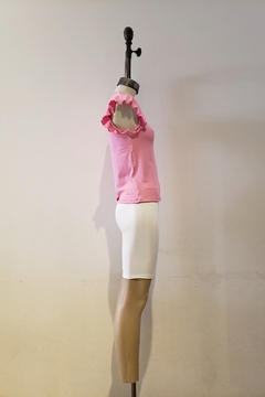 #2733 Musculosa morley con volado "Espinela" - comprar online