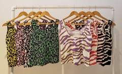 #2736 Musculosa morley estampado espalda abierta "Tomate" en internet
