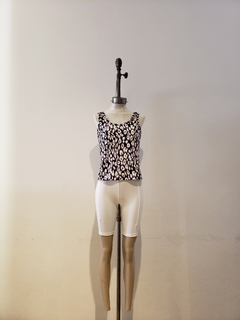 #2736 Musculosa morley estampado espalda abierta "Tomate" en internet