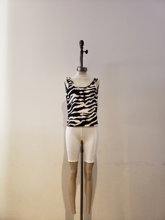 #2736 Musculosa morley estampado espalda abierta "Tomate" - comprar online