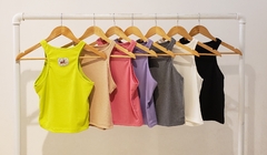 #2747 Musculosa morley basica con aplique tigre "Burgos" en internet