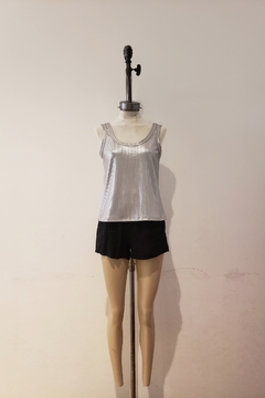 #2754 Musculosa morley lurex esp abierta "Tomate"