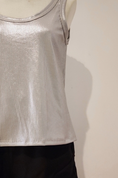 #2754 Musculosa morley lurex esp abierta "Tomate" - comprar online