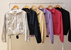 #3592 Campera parachute con bolsillos "Loewe" en internet