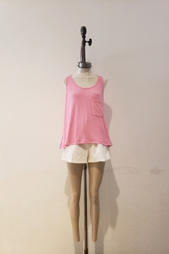 #2758 Musculosa morley larga con bolsillo "Jacksonville"