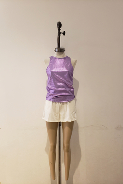 #2760 Musculosa morley lurex con frunce "Terra" en internet
