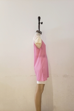#8055 Vestido tul con lurex bretel fino "Lima" en internet
