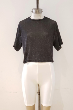 #2781 Remera tul con lurex mc "Birko" - comprar online