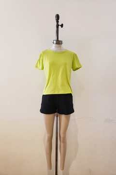 #2783 Remera algodon mc con aplique tigre "Indiana"