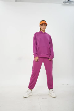 AW23 - 3556 - Maxibuzo rustico inv canguro c puño y cint morley - tienda online