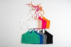SPRING23 - 2103 - Musculosa morley con bretel para atar "Epiro"