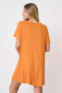 AW23 - 8042 - Vestido crepe mc 3/4 evase "Kuopio" en internet
