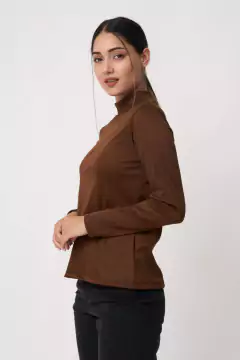 AW23 - 2597 - Remera morley ribb brushed ml medio poleron  en internet