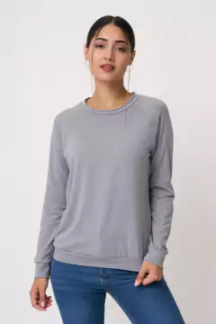 AW23 - 2599 - Remera modal soft gamuzado ml "Taragona"