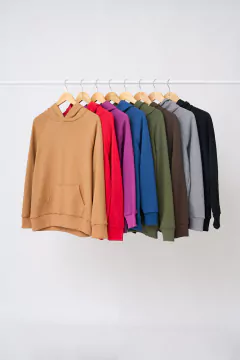 AW23 - 3556 - Maxibuzo rustico inv canguro c puño y cint morley en internet