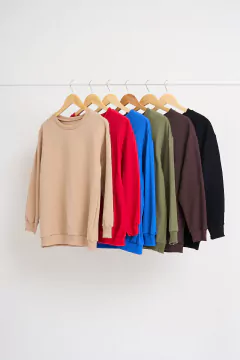 AW23 - 3559 - Maxibuzo friza c lycra oversize puño morley "Febo TM" - comprar online