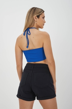 SPRING23 - 2103 - Musculosa morley con bretel para atar "Epiro" - comprar online