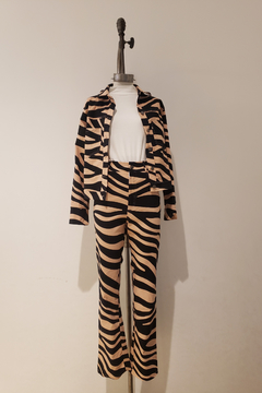 #3578 Campera bengalina c lycra estampado "Octavian" - Bluming