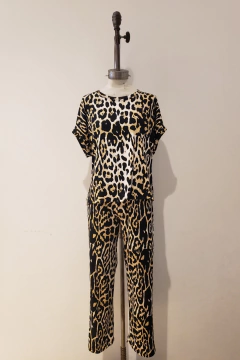 AW23 - 4859 - Palazzo morley estampado con bolsillos "Chenai" - Bluming
