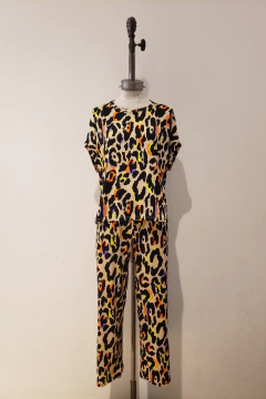 AW23 - 4859 - Palazzo morley estampado con bolsillos "Chenai" - tienda online