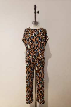 Imagen de AW23 - 4859 - Palazzo morley estampado con bolsillos "Chenai"