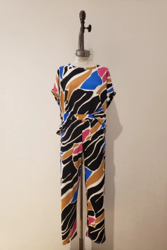 AW23 - 4859 - Palazzo morley estampado con bolsillos "Chenai" en internet