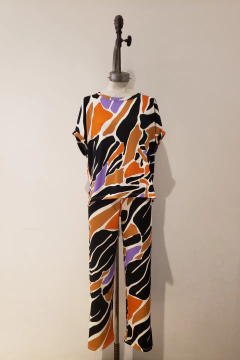AW23 - 4859 - Palazzo morley estampado con bolsillos "Chenai"
