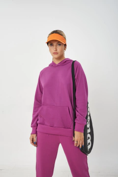 AW23 - 3556 - Maxibuzo rustico inv canguro c puño y cint morley en internet
