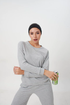 Imagen de AW23 - 2595 - Remera panal ml bordado tigre "Taragona"