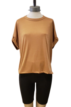 AW23 - 2596 - Remeron morley ribb brushed mc con atraque y tajos "Yucatan"