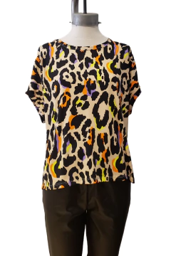 AW23 - 2616 - Remeron morley estampado mc con tajos "Yucatan" - comprar online