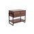 Buró Morgan rustik oak / coffe green - comprar en línea