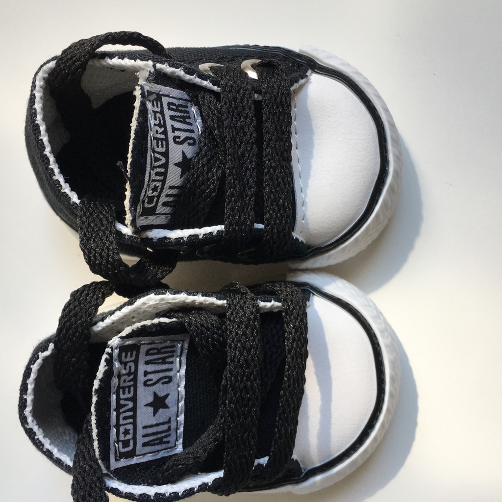Zapatillas simil converse negras - iaia bebés