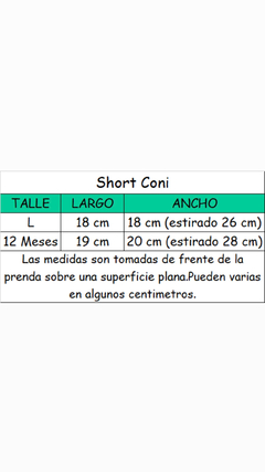 Short Coni - tienda online
