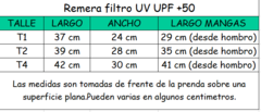 Remera protección Filtro UV UPF+50 - comprar online
