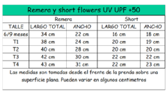 Remera y Short de baño. Protección UV UPF +50 - comprar online