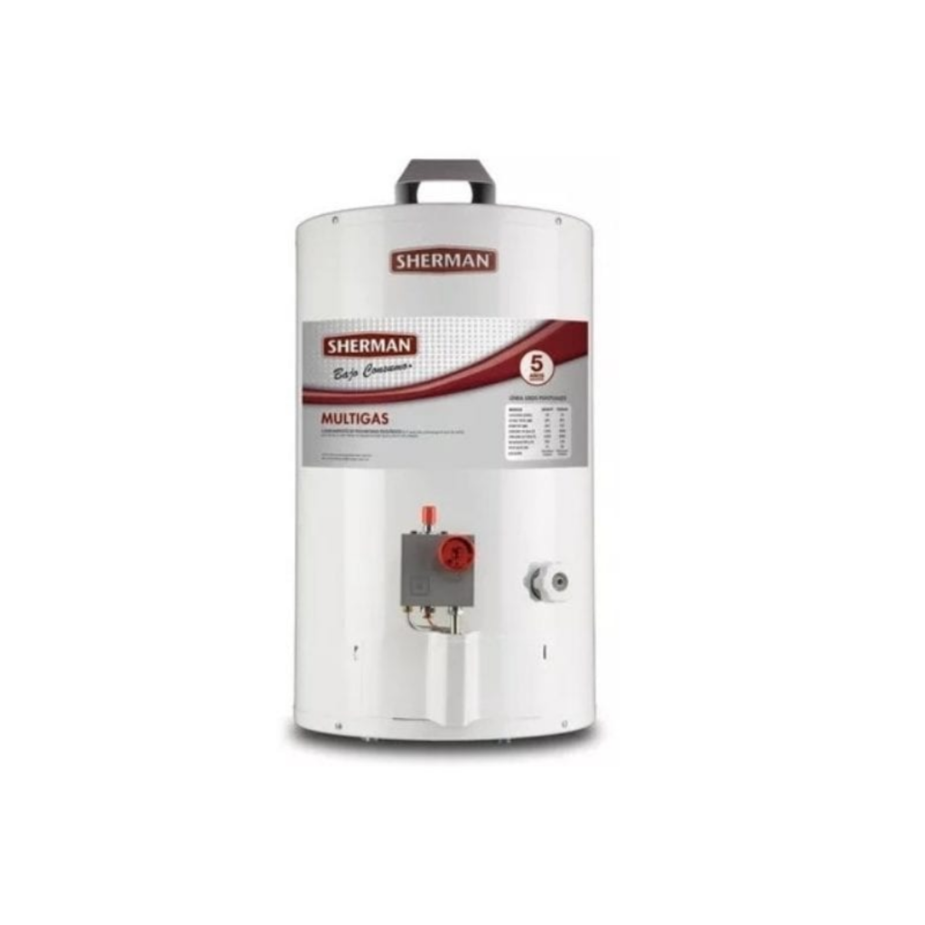 TERMOTANQUE MULTIGAS 50 LTS SHERMAN PIE