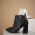 Bota taco charol