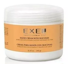CREMA PARA MANOS CON SILICONAS , VITAMINA E Y KARITE X 240 ML - EXEL