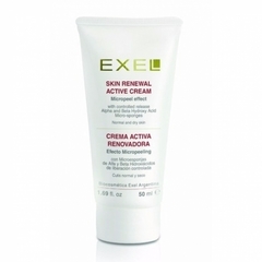 CREMA ACTIVA RENOVADORA CUTIS NORMAL A SECO (EFECTO MICROPEELING) 50ML - EXEL
