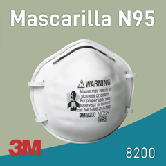 3M - Mascarilla 8200 - N95