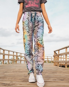 Pant estampado reptil