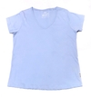 Remera cuello V Jery CELESTE MELANGE